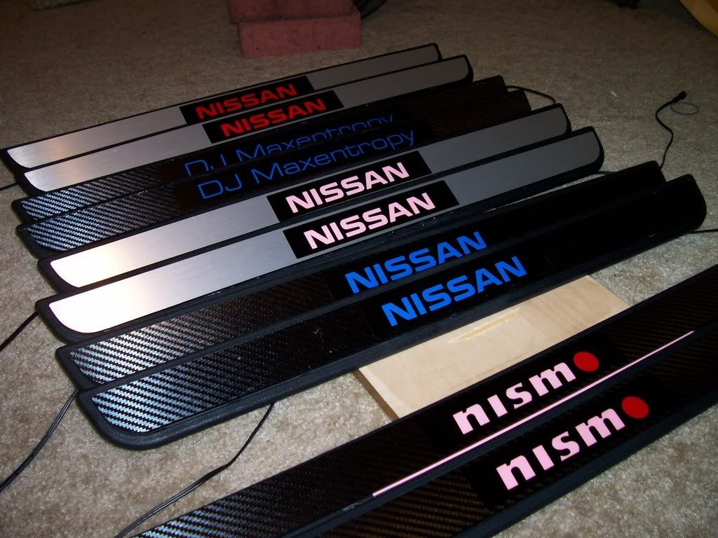 Lighted Kick Plates vol.2 The Nissan Club
